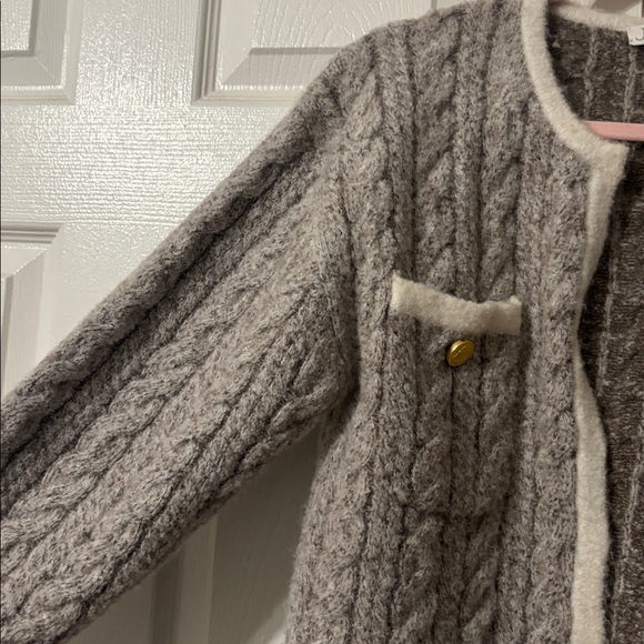 Cable-knit sweater lady jacket - XS - RARE J. Crew find - Picture 5 of 7
